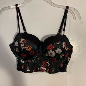 Victoria’s Secret Bustier Corset Floral Rave